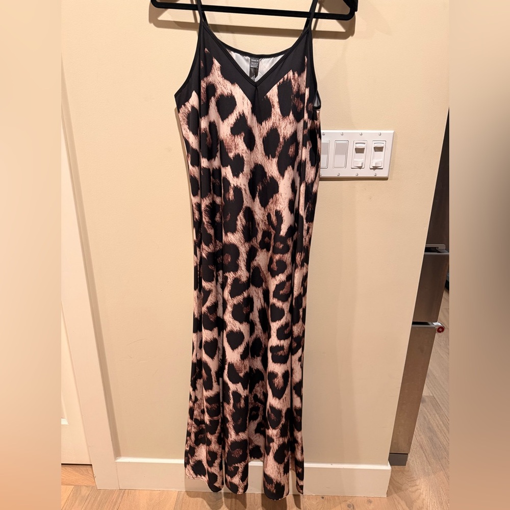 BNWOT SHEIN Leopard Print Maxi Dress - Picture 5 of 6